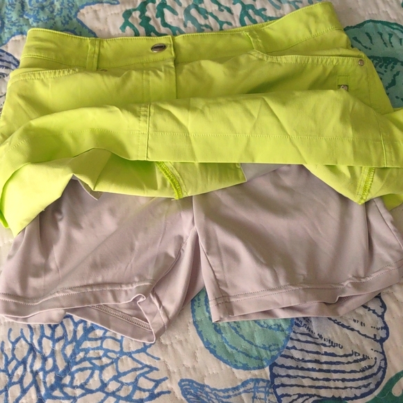 Neon Green Skort. - Picture 4 of 6